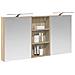 Set di Armadi da Bagno con lo scaffale 3 pcs 140 x 14,5 x 70 cm - Foto miniatura 3
