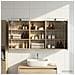 Set di Armadi da Bagno con lo scaffale 3 pcs 140 x 14,5 x 70 cm - Foto miniatura 4