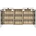 Set di Armadi da Bagno con lo scaffale 3 pcs 140 x 14,5 x 70 cm - Foto miniatura 7