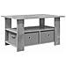 Tavolino da salotto con cassetto Grigio cemento 77 x 55 x 42 cm - Foto miniatura 1