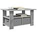 Tavolino da salotto con cassetto Grigio cemento 77 x 55 x 42 cm - Foto miniatura 3