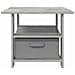 Tavolino da salotto con cassetto Grigio cemento 77 x 55 x 42 cm - Foto miniatura 6