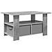 Tavolino da salotto con cassetto Grigio cemento 77 x 55 x 42 cm - Foto miniatura 7