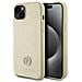 Guess Strass Custodia Metallica Con Logo Iphone 15 Plus - Dorata - Foto miniatura 1