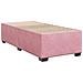 Letto box spring con materasso Rosa 80 x 200 cm Velluto - Foto miniatura 5