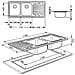 Lavello SP116D 2 Vasche Gocciolatoio a Destra Dimensioni 116 x 50 cm Colore Inox Serie Alba - Foto miniatura 8