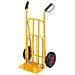 Carrello portacasse acciaio ruote pneumatiche max 200 Kg cm 54x49X H. 108 - Foto miniatura 4