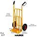 Carrello portacasse acciaio ruote pneumatiche max 200 Kg cm 54x49X H. 108 - Foto miniatura 3