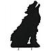 Silhouette Wolf, 63cm - Foto miniatura 1