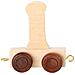 Lettera I Trenino In Legno - Foto miniatura 1