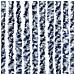 Zanzariera Blu Bianco E Argento 56x185 Cm Ciniglia - Foto miniatura 5