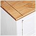 Credenza Bianca 80x40x83 cm in Legno Massello di Pino Panama - Foto miniatura 2