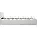 Giroletto Con Contenitore Idraulico Bianco Similpelle 140x200cm - Foto miniatura 6