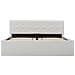 Giroletto Con Contenitore Idraulico Bianco Similpelle 140x200cm - Foto miniatura 9