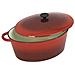 , Pentola Con Forma Ovale, Rosso (rot), 9 L - Foto miniatura 1