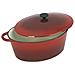 , Pentola Con Forma Ovale, Rosso (rot), 9 L - Foto miniatura 2