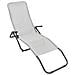 Sedia Sdraio Bianca Samba Cosma In Textilene E Metallo, Da 143x59x97 Cm Bianco - Foto miniatura 1