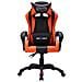Sedia Da Gaming Con Luci A Led Rgb Arancione E Nera Similpelle - Foto miniatura 4