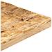 Tavolino Da Bistrot Quadrato 50x50x75 Cm Legno Di Mango Grezzo - Foto miniatura 4