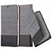 Custodia Compatibile Con Apple Iphone 13 Pro In Grigio Nero - Coperchio Protettiva Con Chiusura Magnetica, Funzione Stand E Tasca Per Le Carte - Foto miniatura 1