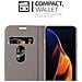 Custodia Compatibile Con Apple Iphone 13 Pro In Grigio Nero - Coperchio Protettiva Con Chiusura Magnetica, Funzione Stand E Tasca Per Le Carte - Foto miniatura 3