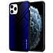 Custodia Compatibile Con Apple Iphone 11 Pro Max - Ottica A Strisce In Cobalto Viola - Coperchio Protettivo In Vetro Temperato E Silicone Tpu - Foto miniatura 1