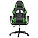 Sedia Da Gaming Nera E Verde In Similpelle - Foto miniatura 2