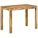 Tavolo Da Pranzo 110x55x76 Cm In Legno Massello Di Mango - Foto miniatura 1