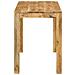 Tavolo Da Pranzo 110x55x76 Cm In Legno Massello Di Mango - Foto miniatura 3