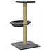 Albero Per Gatti Con Palo Tiragraffi Sisal Grigio Chiaro 74 Cm - Foto miniatura 5