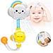 Giocattolo Per Vasca Da Bagno Giocattolo Per Doccia Con Getto D'acqua Giocattolo Per Vasca Da Bagno Per Bambini Bella Nuvola Arcobaleno Squirt D'acqua Rubinetto Per Doccia Giocattolo Per Bambini Piccoli - Foto miniatura 3