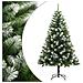 Albero Natale Artificiale Incernierato Con Neve Fioccata 180 Cm - Foto miniatura 1
