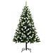 Albero Natale Artificiale Incernierato Con Neve Fioccata 180 Cm - Foto miniatura 2