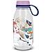 Disney Borraccia Ecozen Trasparente Per Bambine In Tritan Frozen Elsa E Anna 460 Ml Con Cappuccio E Manico In Silicone - Foto miniatura 1