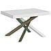 Tavolo Allungabile 90x120/224 Cm Volantis Telaio Gambe 4 Colori (a) - Bianco Frassino - Foto miniatura 5