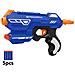 Pistola Con Freccette In Gommapiuma - Modello Shotgun, Blu - Foto miniatura 2