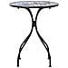 Tavolino Bistrot Civita 60 Cm 60 Cm Metallo Nero - Foto miniatura 7