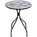 Tavolino Bistrot Civita 60 Cm 60 Cm Metallo Nero - Foto miniatura 10