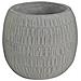 Vaso Tondo Da Giardino In Fibra Di Argilla Grigio 19x19x17 Cm Ranuncolo - Foto miniatura 1