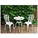 Set Bistrot Triora /dascio Metallo Bianco Sporco - Foto miniatura 1
