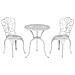 Set Bistrot Triora /dascio Metallo Bianco Sporco - Foto miniatura 2