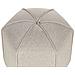 Pouf Wishek Lino Sintetico Beige - Foto miniatura 3