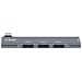 Adattatore Hub Usb-c Per Macbook Con 4x Usb 3.0 5gbps Otg, Argento - Foto miniatura 3