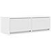 Mobili TV a Parete 2pz Bianchi 80x31x25,5 cm Legno Multistrato - Foto miniatura 5