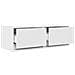 Mobili TV a Parete 2pz Bianchi 80x31x25,5 cm Legno Multistrato - Foto miniatura 8