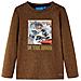 Maglietta Bambini Maniche Lunghe Cognac Mélange 116 - Foto miniatura 1