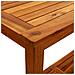 Tavolo Consolle Da Giardino 110x40x75cm Legno Massello Acacia - Foto miniatura 6