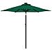 Ombrellone Giardino Con Led Palo Acciaio Verde 225x225x212 Cm - Foto miniatura 1