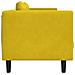 Divano a 2 Posti con Cuscini Giallo in Velluto - Foto miniatura 5