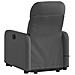 Poltrona Alzapersona Massaggi Reclinabile Grigio Scuro Tessuto - Foto miniatura 5